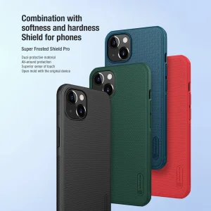 کاور نیلکین مدل Super Frosted Shield Pro مناسب برای گوشی موبایل اپل IPhone 13