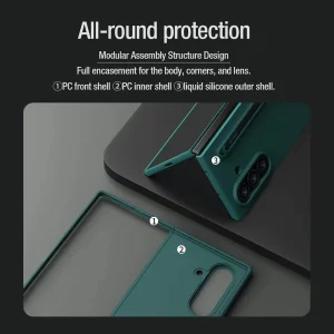 کاور نیلکین مدل Flex Pure Fold S Pen Holder مناسب برای گوشی موبایل سامسونگ Galaxy Z Fold 7 / W26