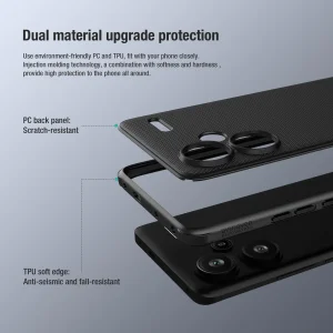 کاور نیلکین مدل Super Frosted Shield Pro مناسب برای گوشی موبایل شیائومی Redmi Note 13 Pro Plus