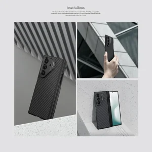 کاور نیلکین مدل CarboProp Magnetic MagSafe Pen Holder CutOut Version مناسب برای گوشی موبایل سامسونگ Galaxy Z Fold 7