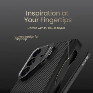 کاور نیلکین مدل CarboProp Magnetic MagSafe Pen Holder CutOut Version مناسب برای گوشی موبایل سامسونگ Galaxy Z Fold 7
