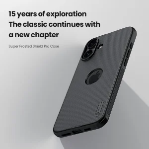 کاور نیلکین مدل Frosted Shield Pro LogoCut مناسب برای گوشی موبایل اپل IPhone 16