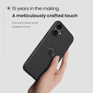 کاور نیلکین مدل Frosted Shield Pro LogoCut مناسب برای گوشی موبایل اپل IPhone 16