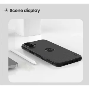 کاور نیلکین مدل Frosted Shield Pro LogoCut مناسب برای گوشی موبایل اپل IPhone 16