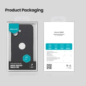 کاور نیلکین مدل Frosted Shield Pro LogoCut مناسب برای گوشی موبایل اپل IPhone 16