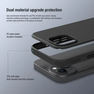 کاور نیلکین مدل Super Frosted Shield Pro مناسب برای گوشی موبایل اپل iPhone 15