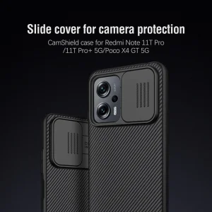 کاور نیلکین مدل CamShield مناسب برای گوشی موبایل شیائومی Poco X4 GT 5G/Redmi Note 11T Pro/Redmi Note 11T Pro Plus/Redmi K50i 5G