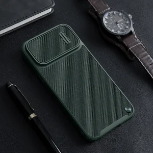 کاور نیلکین مدل Textured Fiber S Case مناسب برای گوشی موبایل اپل iPhone 14 Plus