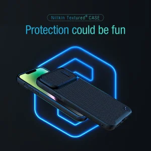 کاور نیلکین مدل Textured Fiber S Case مناسب برای گوشی موبایل اپل iPhone 14 Plus