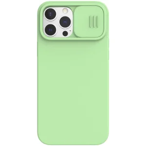 کاور نیلکین مدل CamShield Silky silicon مناسب برای گوشی موبایل اپل iPhone 13 Promax