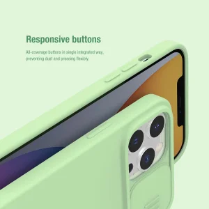 کاور نیلکین مدل CamShield Silky silicon مناسب برای گوشی موبایل اپل iPhone 13 Promax