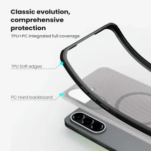 کاور نیلکین مدل Frosted Shield Pro Transparent Magnetic مناسب برای گوشی موبایل سامسونگ Galaxy A57
