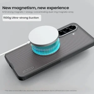 کاور نیلکین مدل Frosted Shield Pro Transparent Magnetic مناسب برای گوشی موبایل سامسونگ Galaxy A57