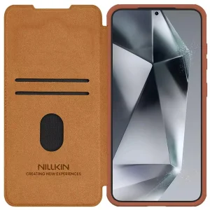 کیف کلاسوری نیلکین مدل Qin Pro مناسب برای گوشی موبایل سامسونگ Galaxy S25
