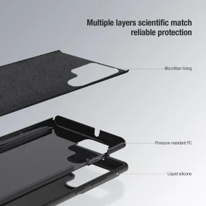 کاور نیلکین مدل CamShield Silky Silicon مناسب برای گوشی موبایل سامسونگ Galaxy S23 Ultra