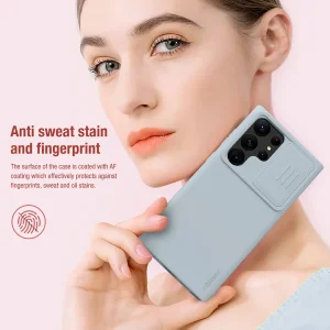 کاور نیلکین مدل CamShield Silky Silicon مناسب برای گوشی موبایل سامسونگ Galaxy S23 Ultra