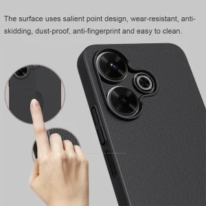 کاور نیلکین مدل FrostedShield مناسب برای گوشی موبایل شیائومی Poco M6 4G/ Redmi Note 13R 5G / Redmi 13 4G