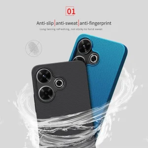 کاور نیلکین مدل FrostedShield مناسب برای گوشی موبایل شیائومی Poco M6 4G/ Redmi Note 13R 5G / Redmi 13 4G