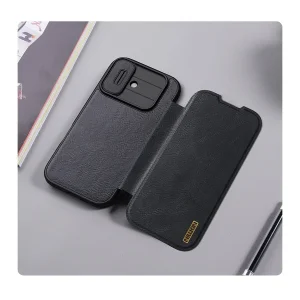 کیف کلاسوری نیلکین مدل Qin Pro Leather مناسب برای گوشی موبایل اپل iPhone 17