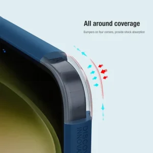 کاور نیلکین مدل Super Frosted Shield Pro مناسب برای گوشی موبایل سامسونگ Galaxy S23 Ultra