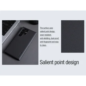 کاور نیلکین مدل Super Frosted Shield Pro مناسب برای گوشی موبایل سامسونگ Galaxy S23 Ultra