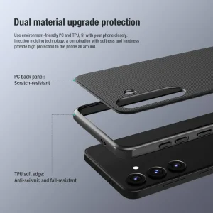 کاور نیلکین مدل Super Frosted Shield Pro مناسب برای گوشی موبایل سامسونگ Galaxy S23 Ultra