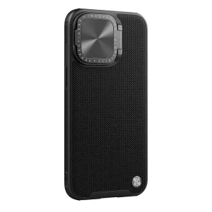 کاور نیلکین مدل Textured Prop fiber nylon مناسب برای گوشی موبایل اپل iPhone 15 Pro