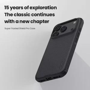 کاور نیلکین مدل Super Frosted Shield Pro مناسب برای گوشی موبایل اپل iPhone 17 Pro Max