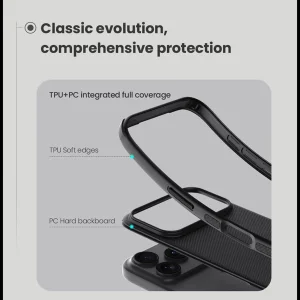 کاور نیلکین مدل Super Frosted Shield Pro مناسب برای گوشی موبایل اپل iPhone 17 Pro Max