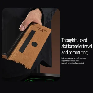 کیف کلاسوری نیلکین مدل Qin Pro Leather مناسب برای گوشی موبایل سامسونگ Galaxy Z Fold 7