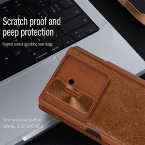 کیف کلاسوری نیلکین مدل Qin Pro Leather مناسب برای گوشی موبایل سامسونگ Galaxy Z Fold 7