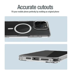 کاور نیلکین مدل Nature TPU Pro Magnetic مناسب برای گوشی موبایل اپل iPhone 15 Pro
