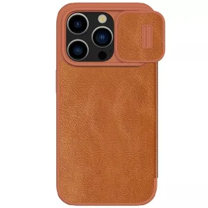 کیف کلاسوری نیلکین مدل Qin Pro Leather مناسب برای گوشی موبایل اپل iPhone 15 Pro Max