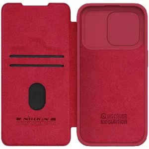 کیف کلاسوری نیلکین مدل Qin Pro Leather مناسب برای گوشی موبایل اپل iPhone 15 Pro Max