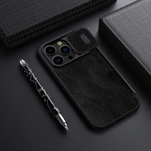 کیف کلاسوری نیلکین مدل Qin Pro Leather مناسب برای گوشی موبایل اپل iPhone 15 Pro Max