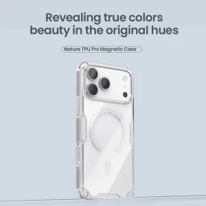 کاور نیلکین مدل Nature TPU Pro Magnetic مناسب برای گوشی موبایل اپل iPhone 17 Pro Max