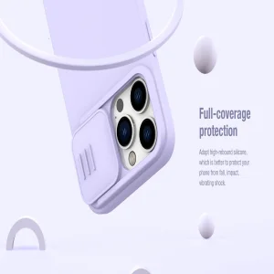 کاور نیلکین مدل CamShield Silky Silicon مناسب برای گوشی موبایل اپل iPhone 14 Pro Max