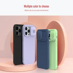 کاور نیلکین مدل CamShield Silky Silicon مناسب برای گوشی موبایل اپل iPhone 14 Pro Max