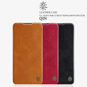 کیف کلاسوری نیلکین مدل QIN مناسب برای گوشی موبایل شیائومیPoco M4 Pro 5G / Redmi Note 11T