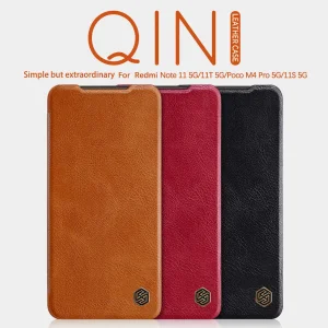 کیف کلاسوری نیلکین مدل QIN مناسب برای گوشی موبایل شیائومیPoco M4 Pro 5G / Redmi Note 11T