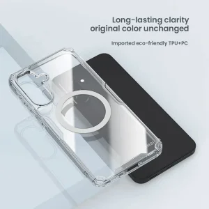 کاور نیلکین مدل Nature TPU Pro Magnetic مناسب برای گوشی موبایل سامسونگ Galaxy A56/A37/A36