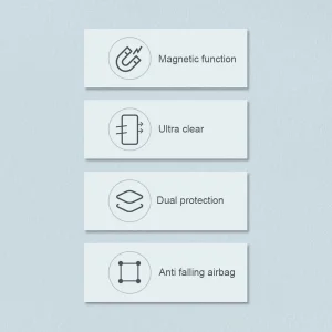 کاور نیلکین مدل Nature Pro Magnetic مناسب برای گوشی موبایل اپل iPhone 15 Plus/ 14 Plus