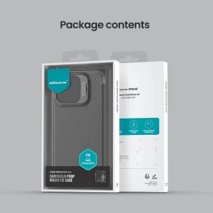 کاور نیلکین مدل Camshield Prop Magnetic Frame version مناسب برای گوشی موبایل اپل iPhone 16 Pro Max