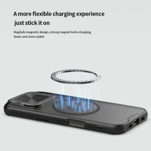 کاور نیلکین مدل Camshield Prop Magnetic Clear مناسب برای گوشی موبایل اپل iPhone 16 Pro Max