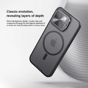 کاور نیلکین مدل Camshield Prop Magnetic Clear مناسب برای گوشی موبایل اپل iPhone 16 Pro Max