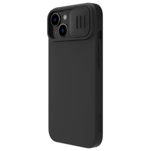 کاور نیلکین مدل CamShield Silky silicon مناسب برای گوشی موبایل اپلiPhone 15 plus/14 plus