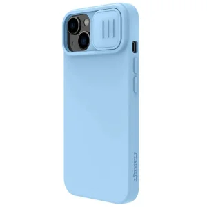 کاور نیلکین مدل CamShield Silky silicon مناسب برای گوشی موبایل اپلiPhone 15 plus/14 plus