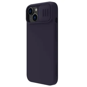 کاور نیلکین مدل CamShield Silky silicon مناسب برای گوشی موبایل اپلiPhone 15 plus/14 plus