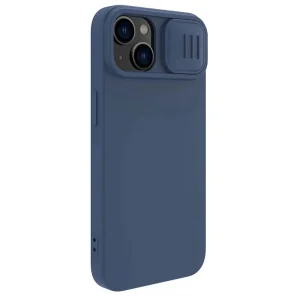 کاور نیلکین مدل CamShield Silky silicon مناسب برای گوشی موبایل اپلiPhone 15 plus/14 plus