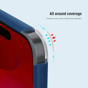کاور نیلکین مدل Super Frosted Shield Pro مناسب برای گوشی موبایل اپل iPhone 15 Pro